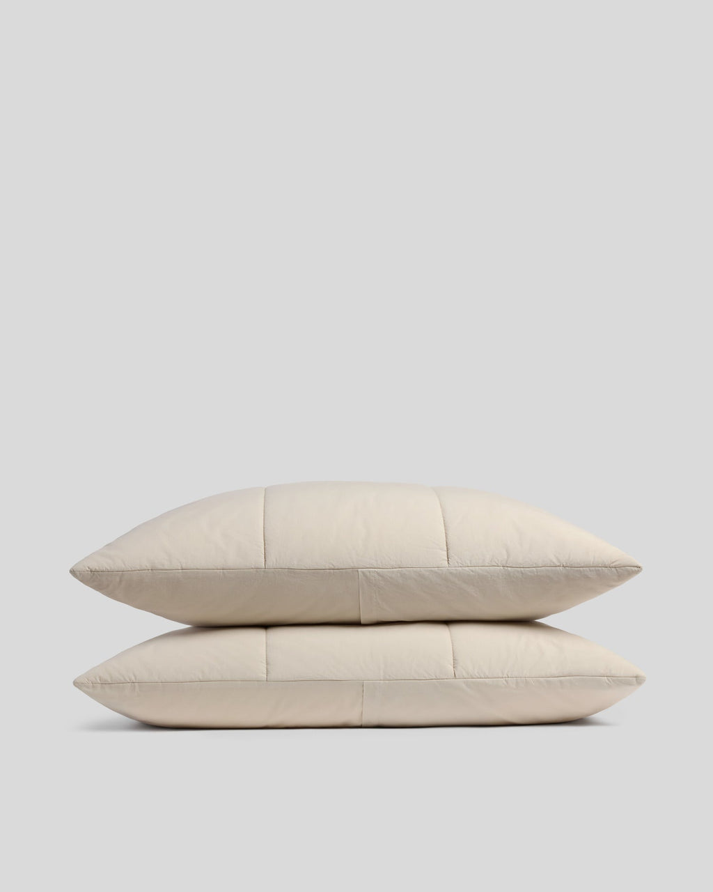 Brushed Cotton Quilted Sham Set