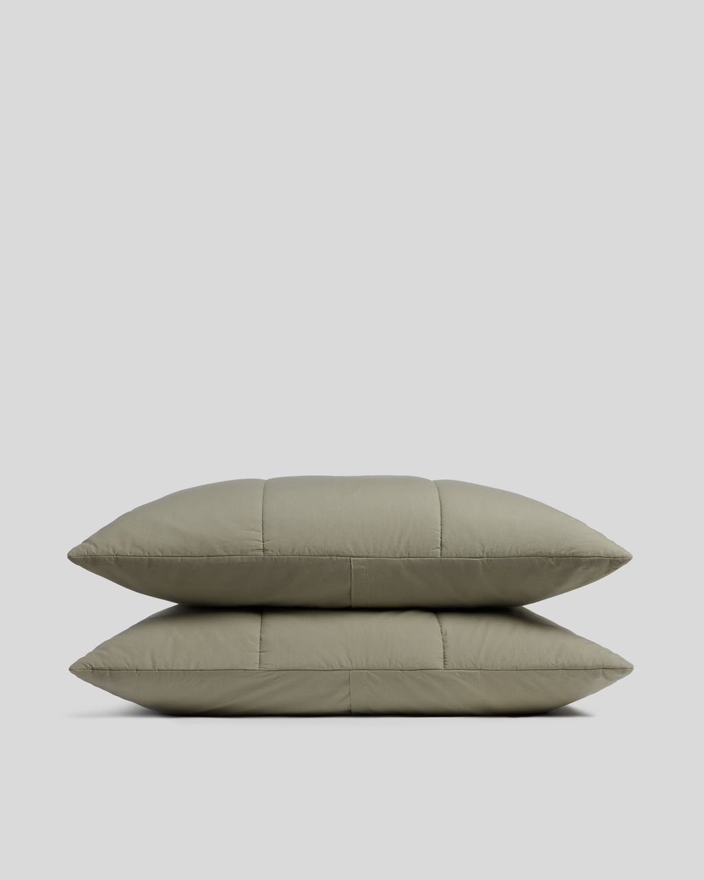 Brushed Cotton Quilted Sham Set