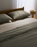 Brushed Cotton Quilted Sham Set