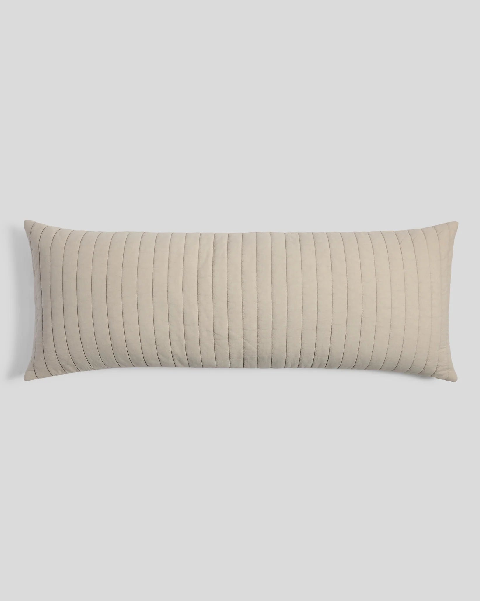 Garment Dyed Channel Body Pillow Cover