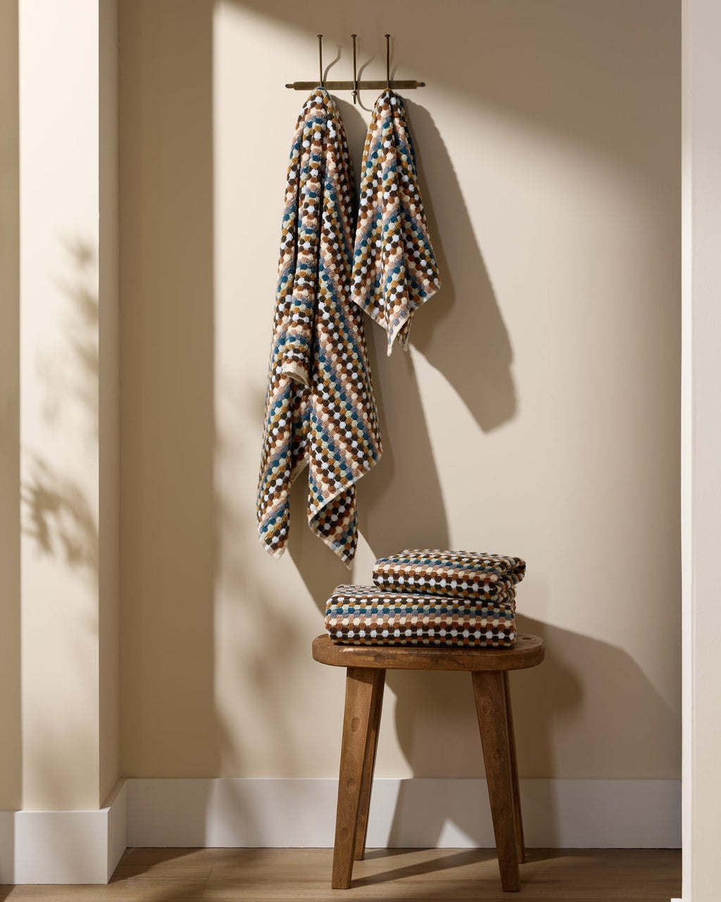 Organic Cotton Mosaic Towels