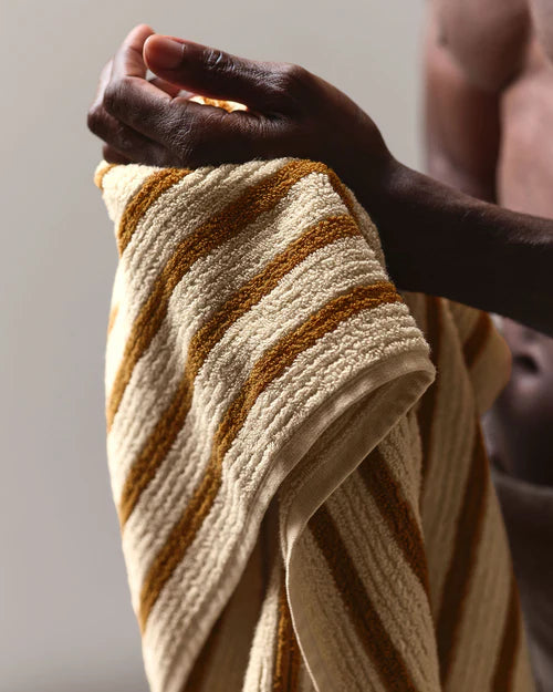 Organic Resort Stripe Towels