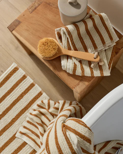 Organic Resort Stripe Towels