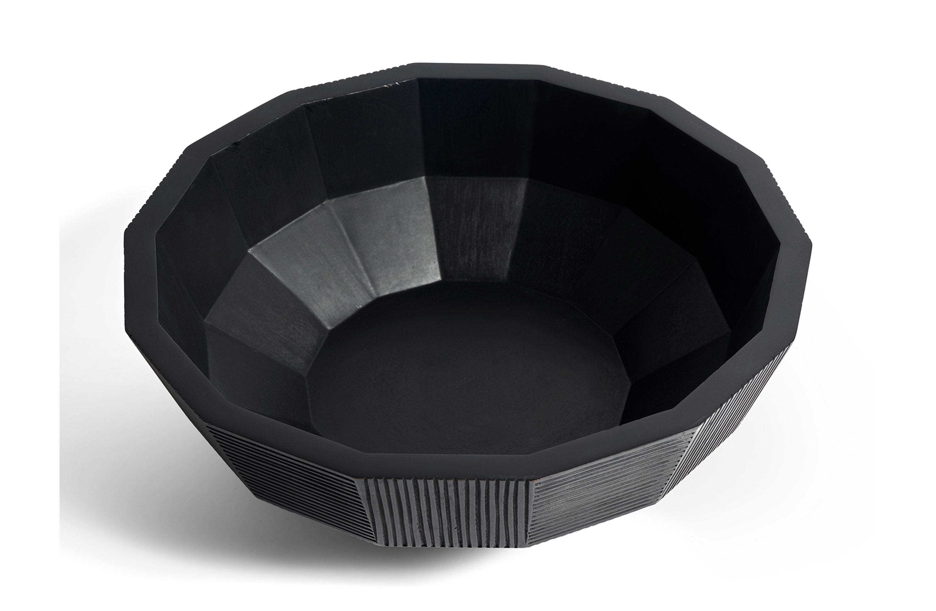 Black Striped Bowl