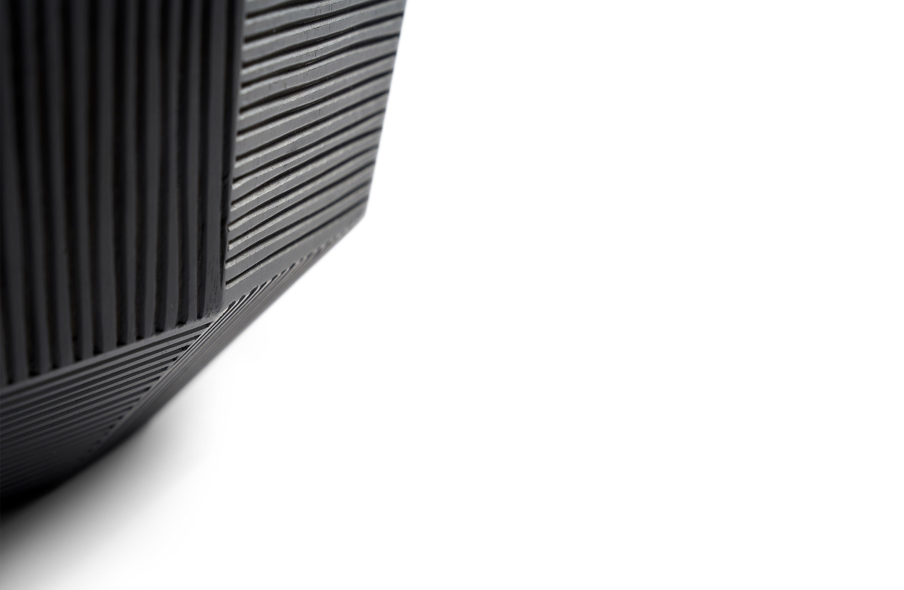Black Striped Bowl